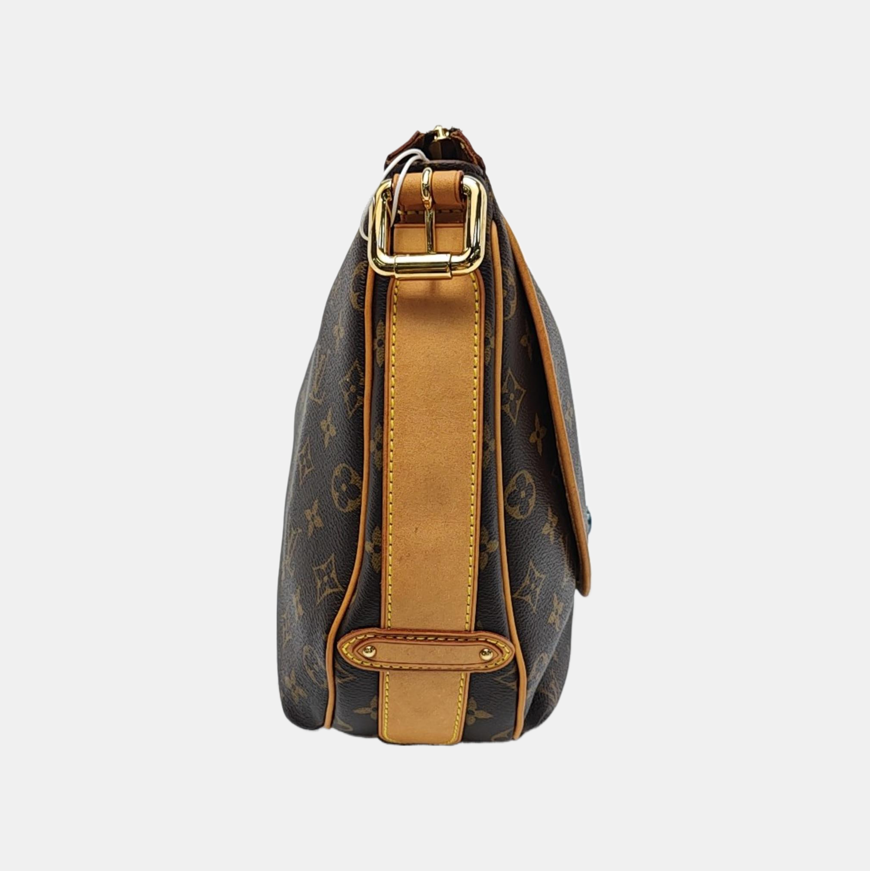TULUM Monogram Coated Canvas Brown