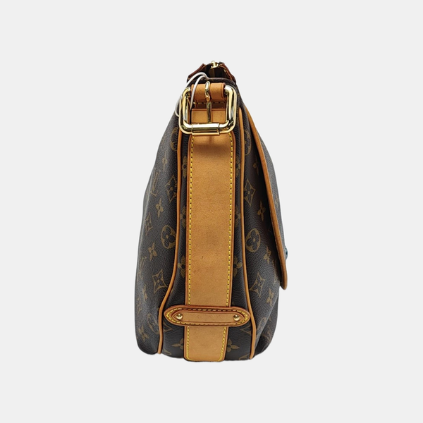 TULUM Monogram Coated Canvas Brown