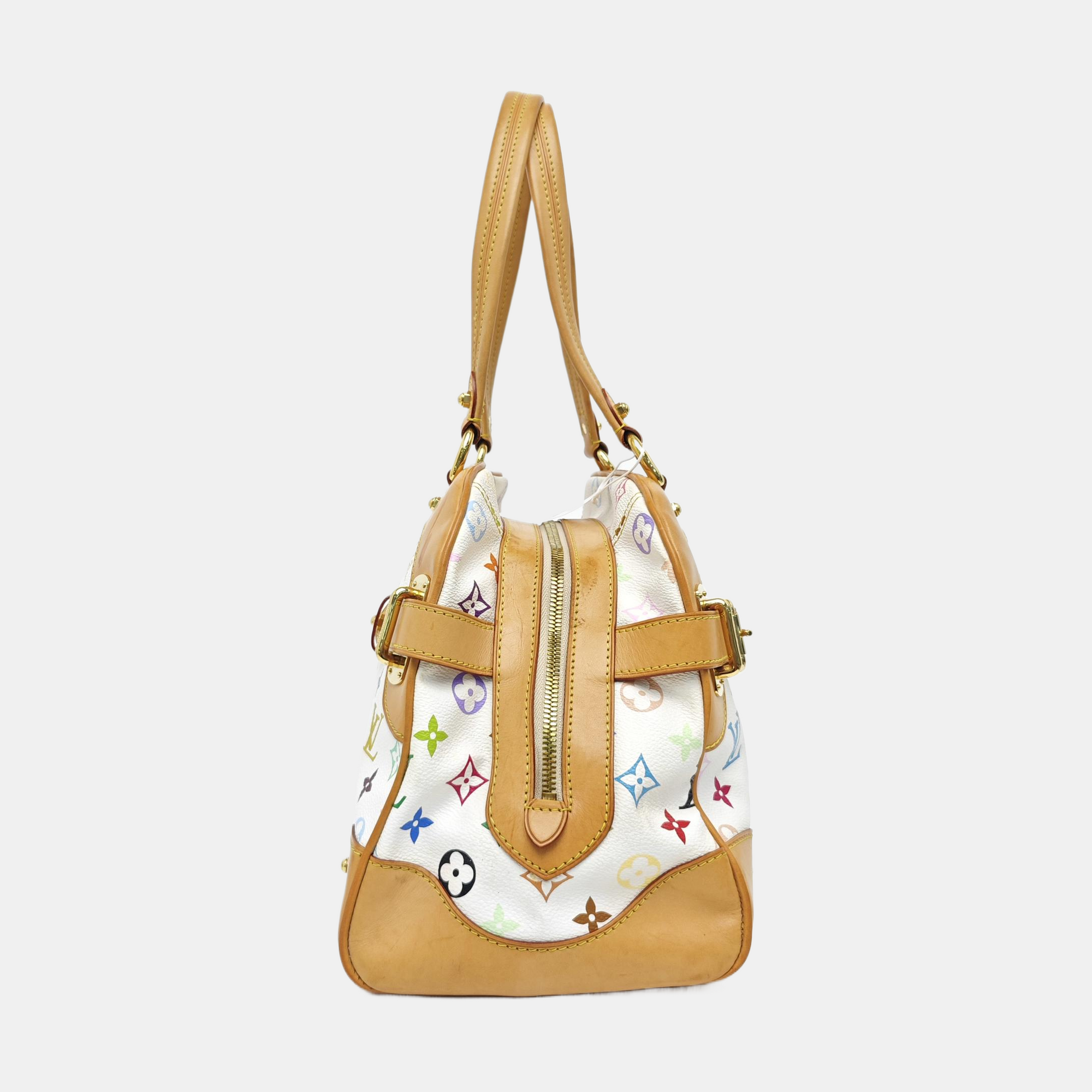 LV × TM CLAUDIA Monogram Coated Canvas White
