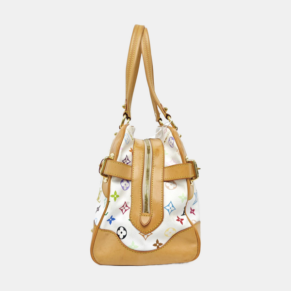 LV × TM CLAUDIA Monogram Coated Canvas White