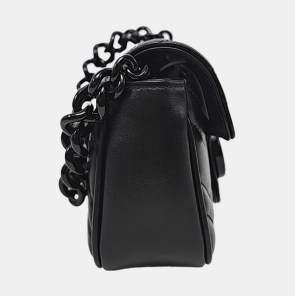 GG Marmont Mini Quilted Calfskin Black