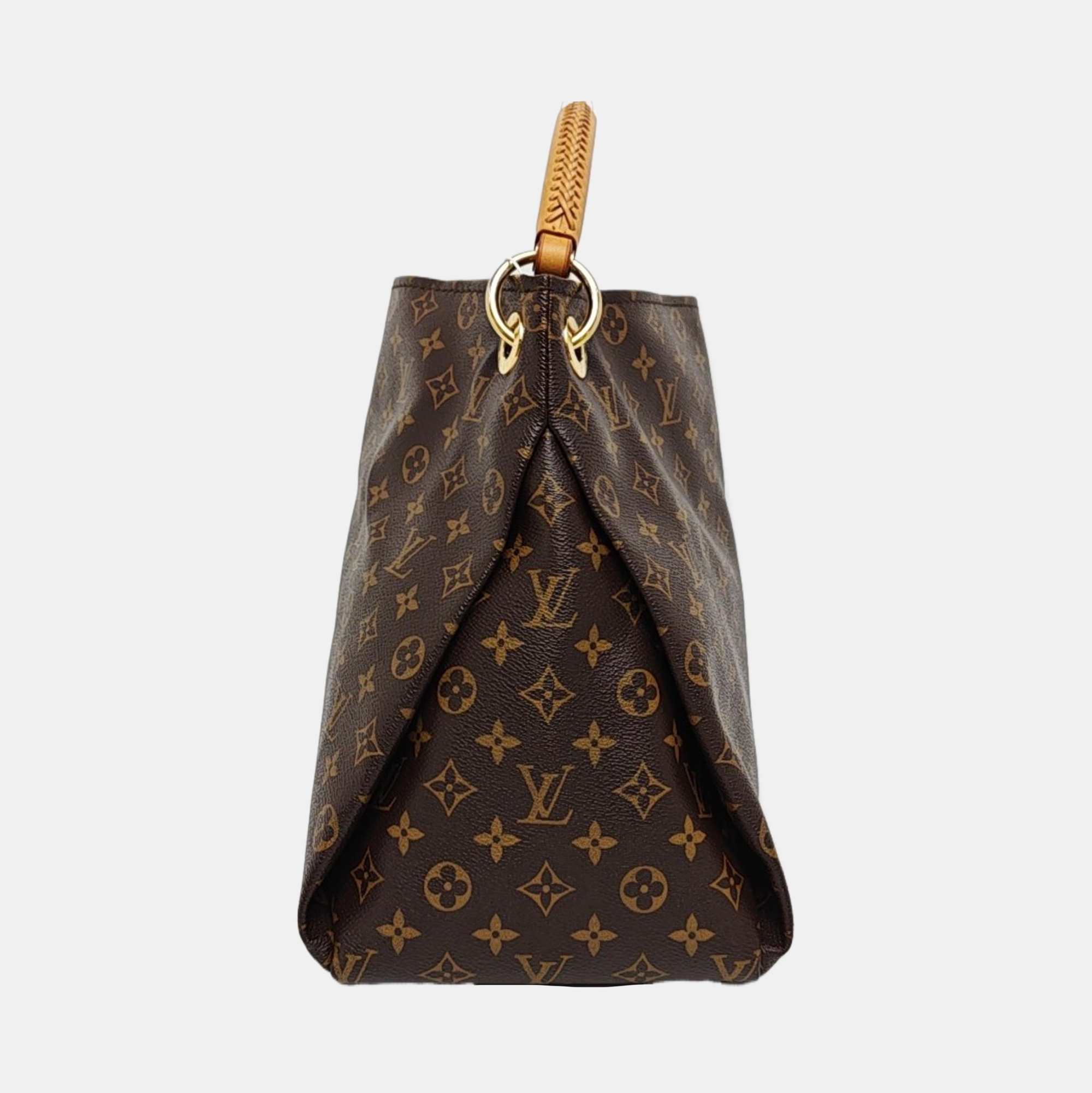 ARTSY MM Monogram Coated Canvas Brown
