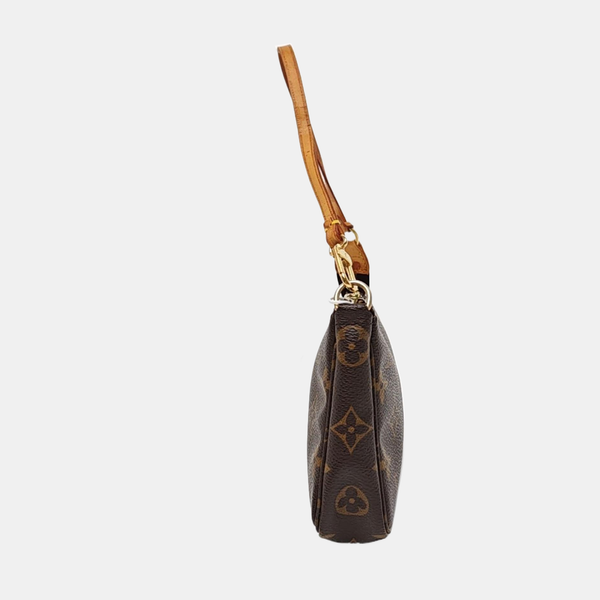 ACCESSOIRES Monogram Coated Canvas Brown
