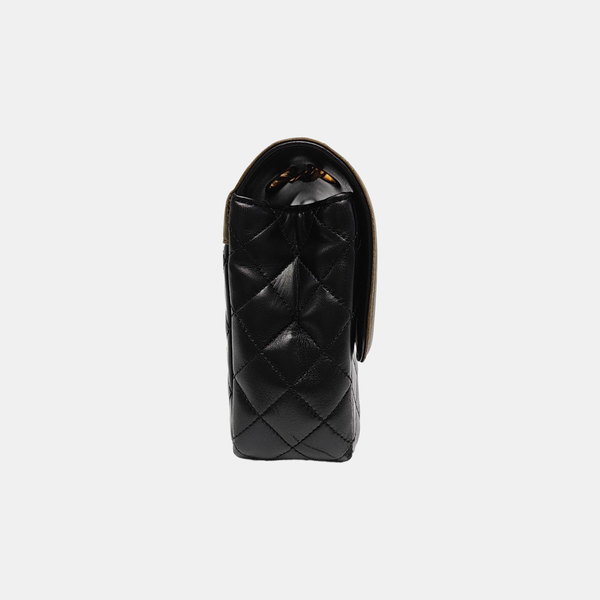 Authenticated pre-owned  CLASSIC FLAP Quilted Lambskin Black - Shoulder Bag at Looply