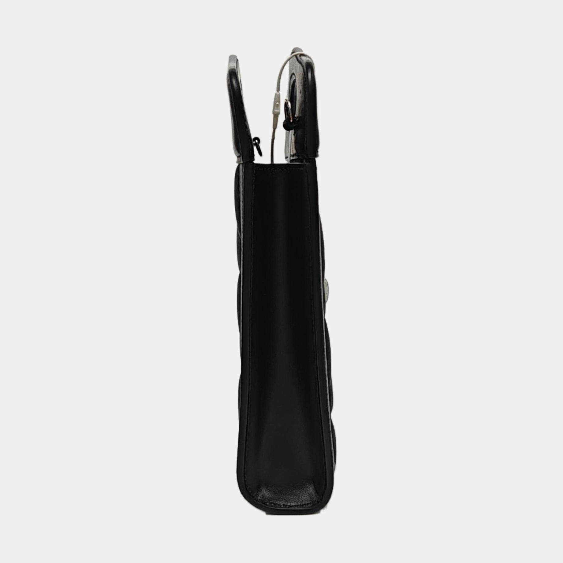 Quilted Calfskin Shoulder Bag Black