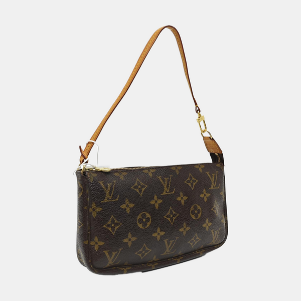 ACCESSOIRES Monogram Coated Canvas Brown