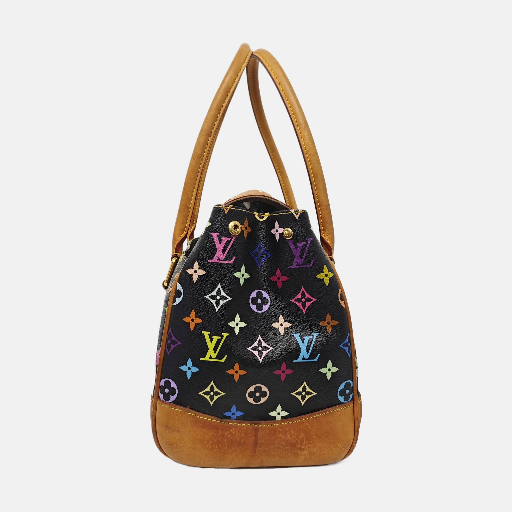 LV × TM BEVERLY GM Monogram Coated Canvas Black