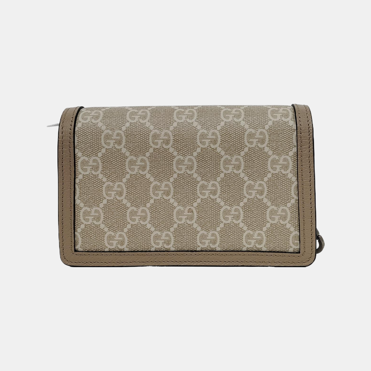 Dionysus Super Mini Monogram Coated Canvas Beige