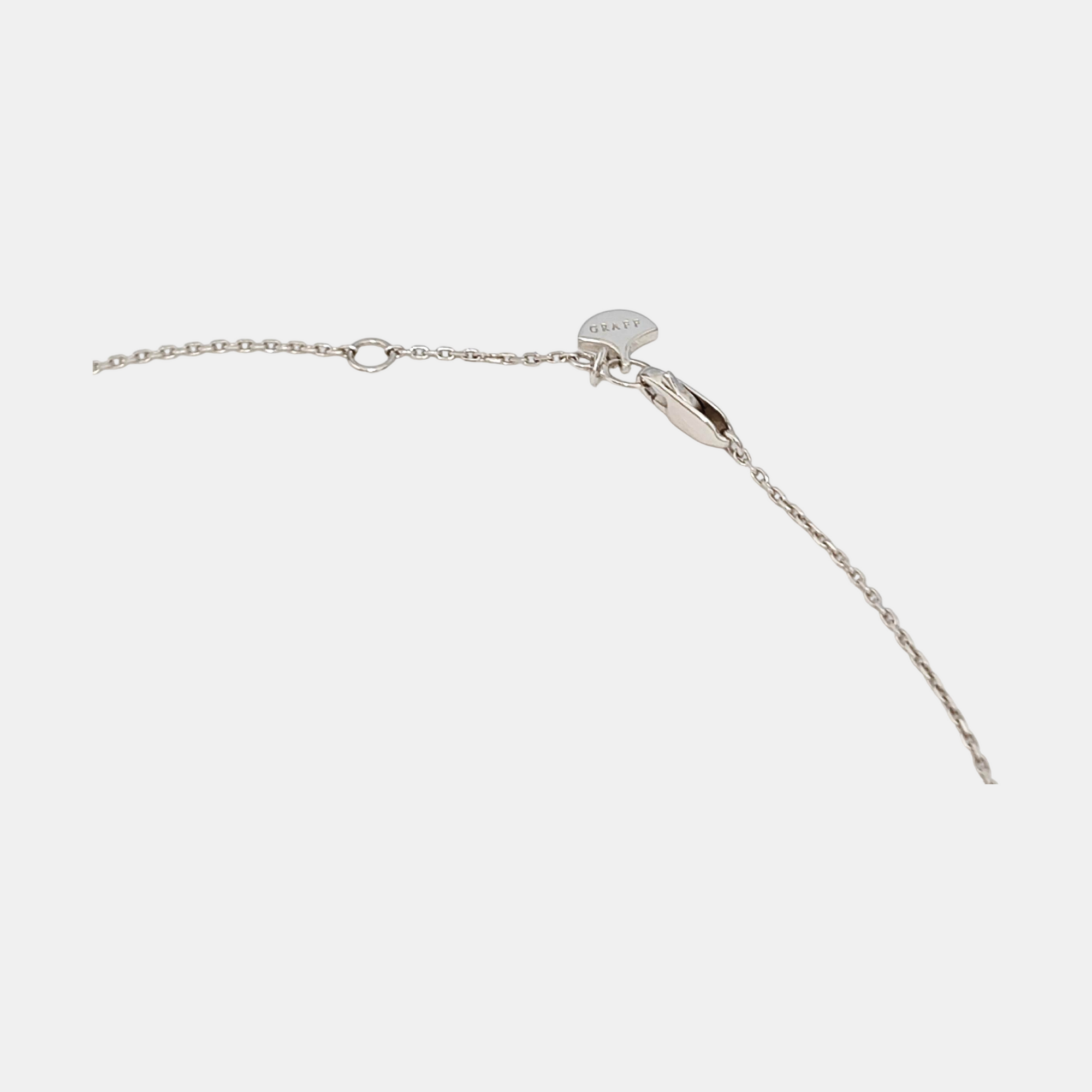 18k White Gold Silver Necklace
