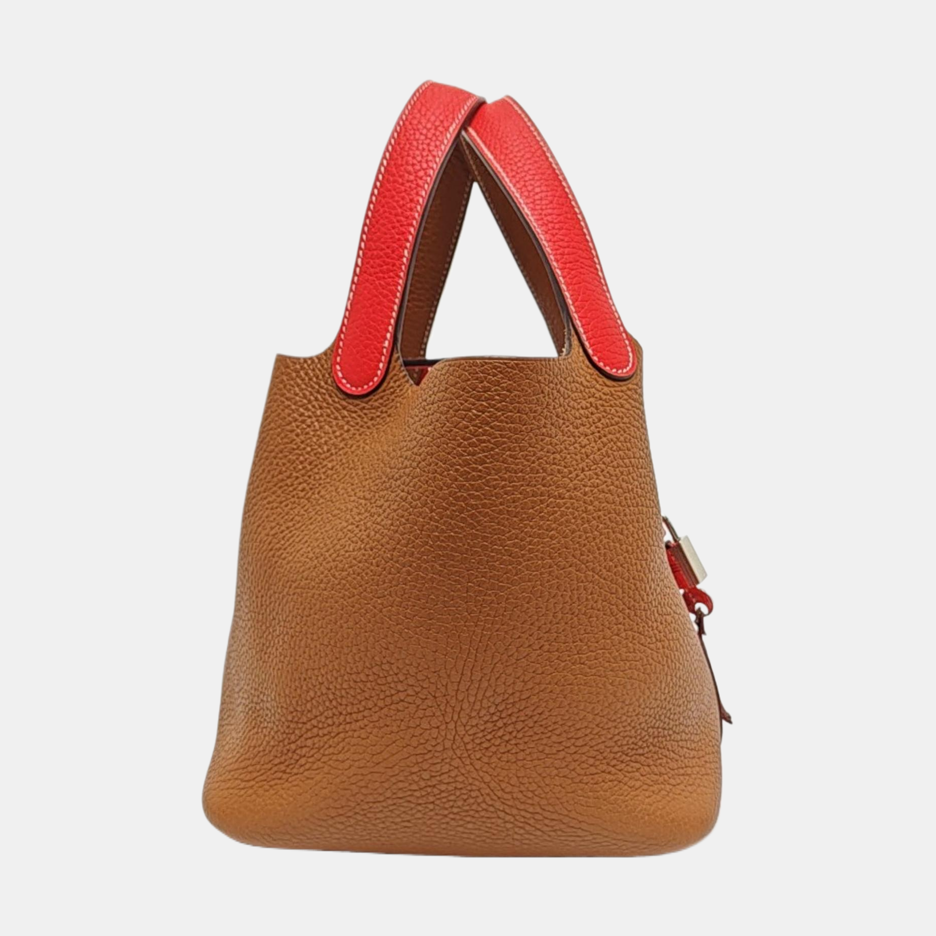 Authenticated pre-owned  Picotin Lock 18 Clemence Multicolor - Bucket Bag at Looply