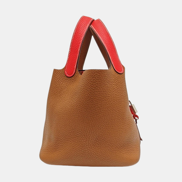 Authenticated pre-owned  Picotin Lock 18 Clemence Multicolor - Bucket Bag at Looply