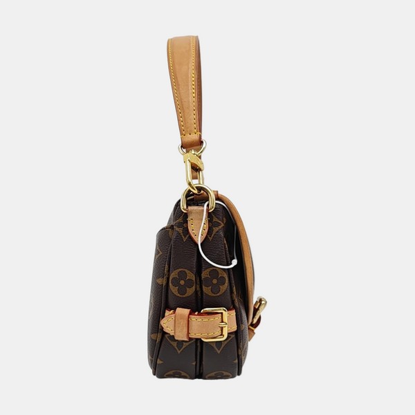 SAUMUR BB Monogram Coated Canvas Brown