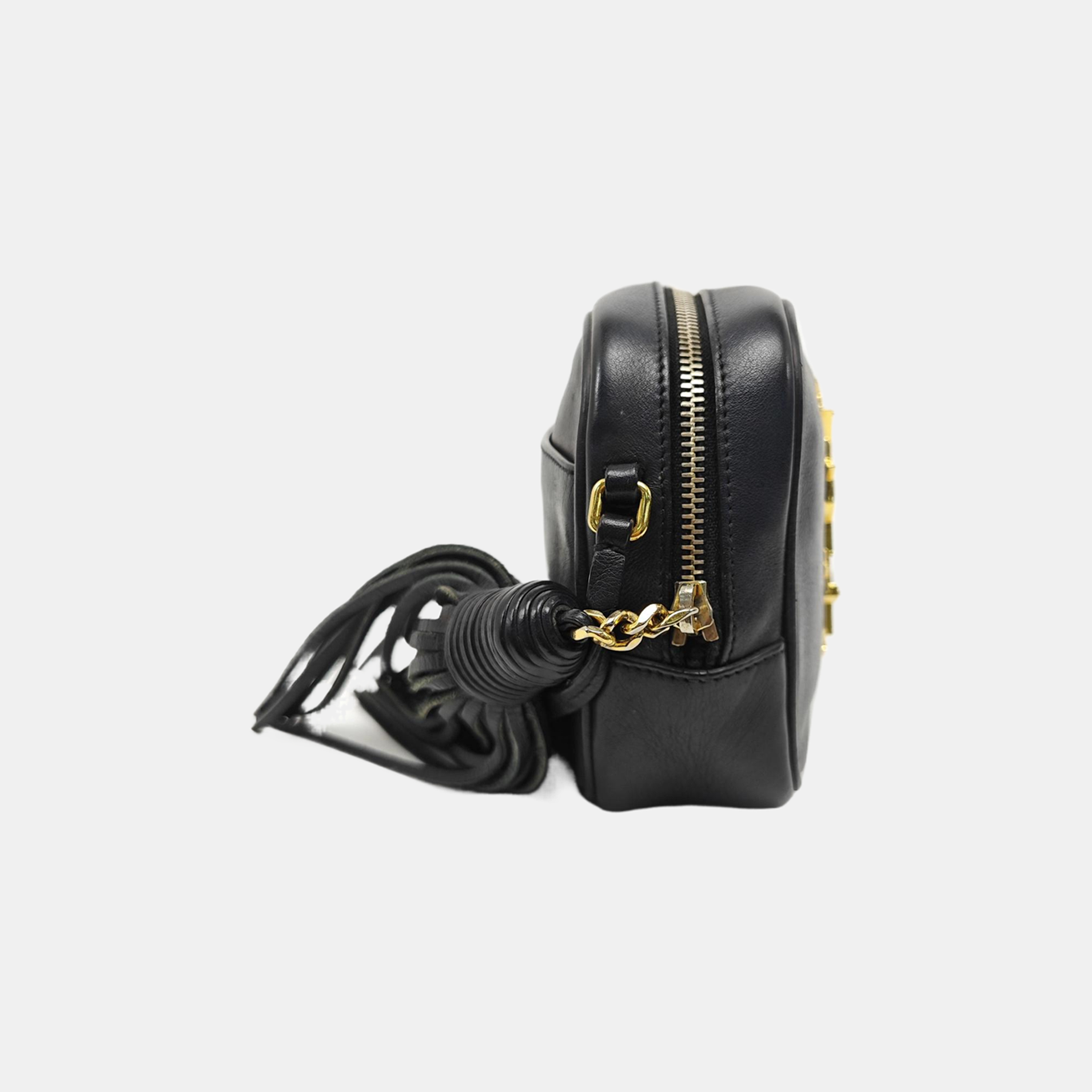 Calfskin Shoulder Bag Black