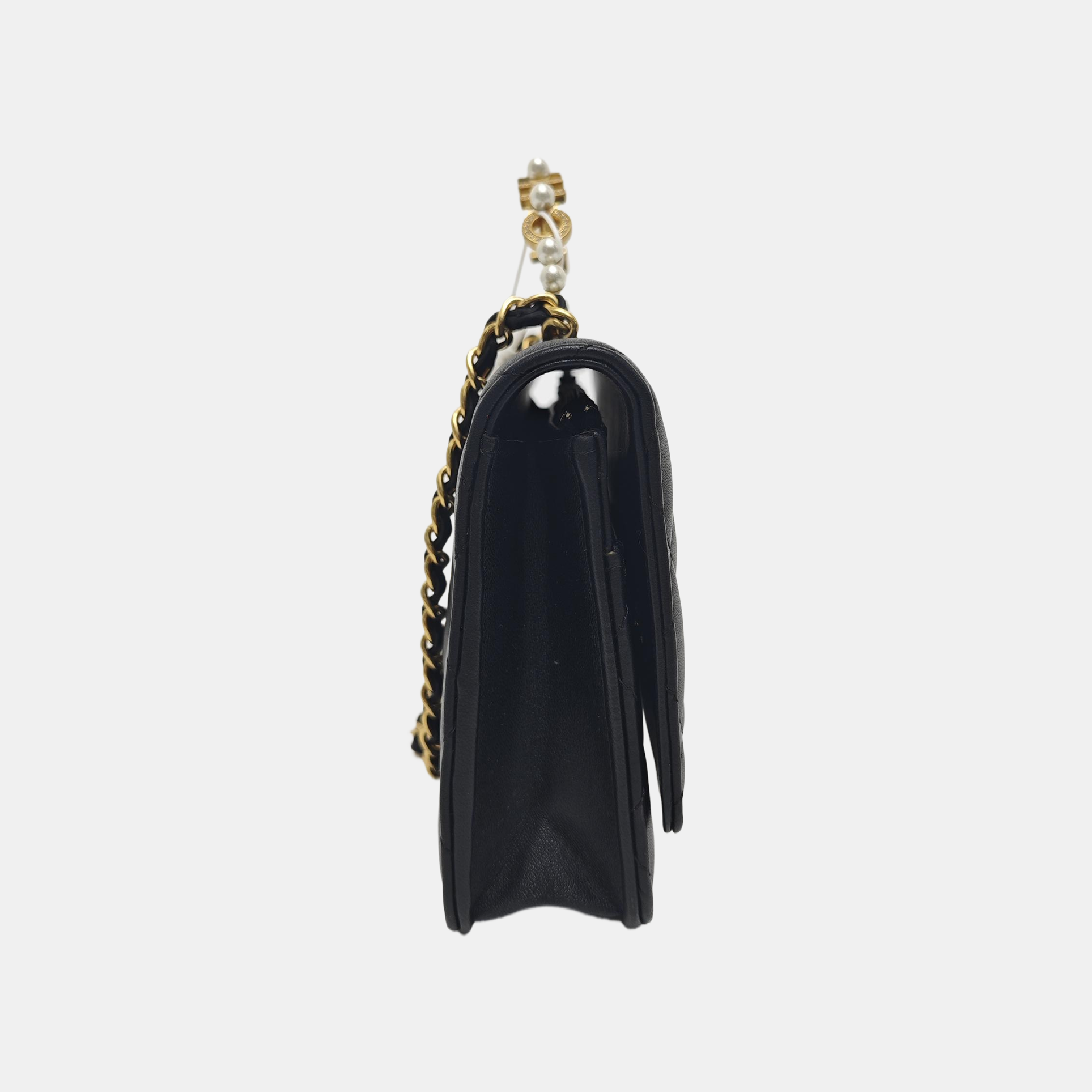 WOC Quilted Lambskin Black