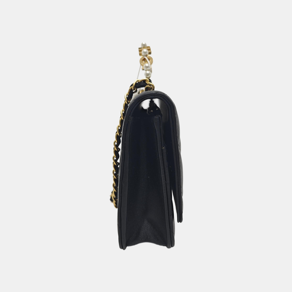 WOC Quilted Lambskin Black