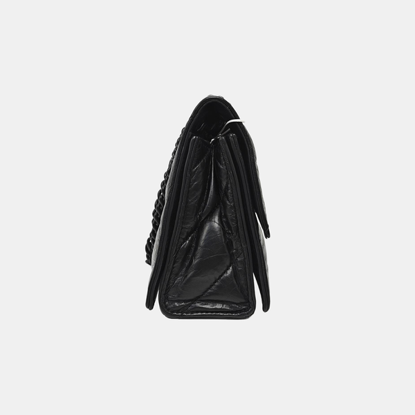 Crush Small Quilted Calfskin Black