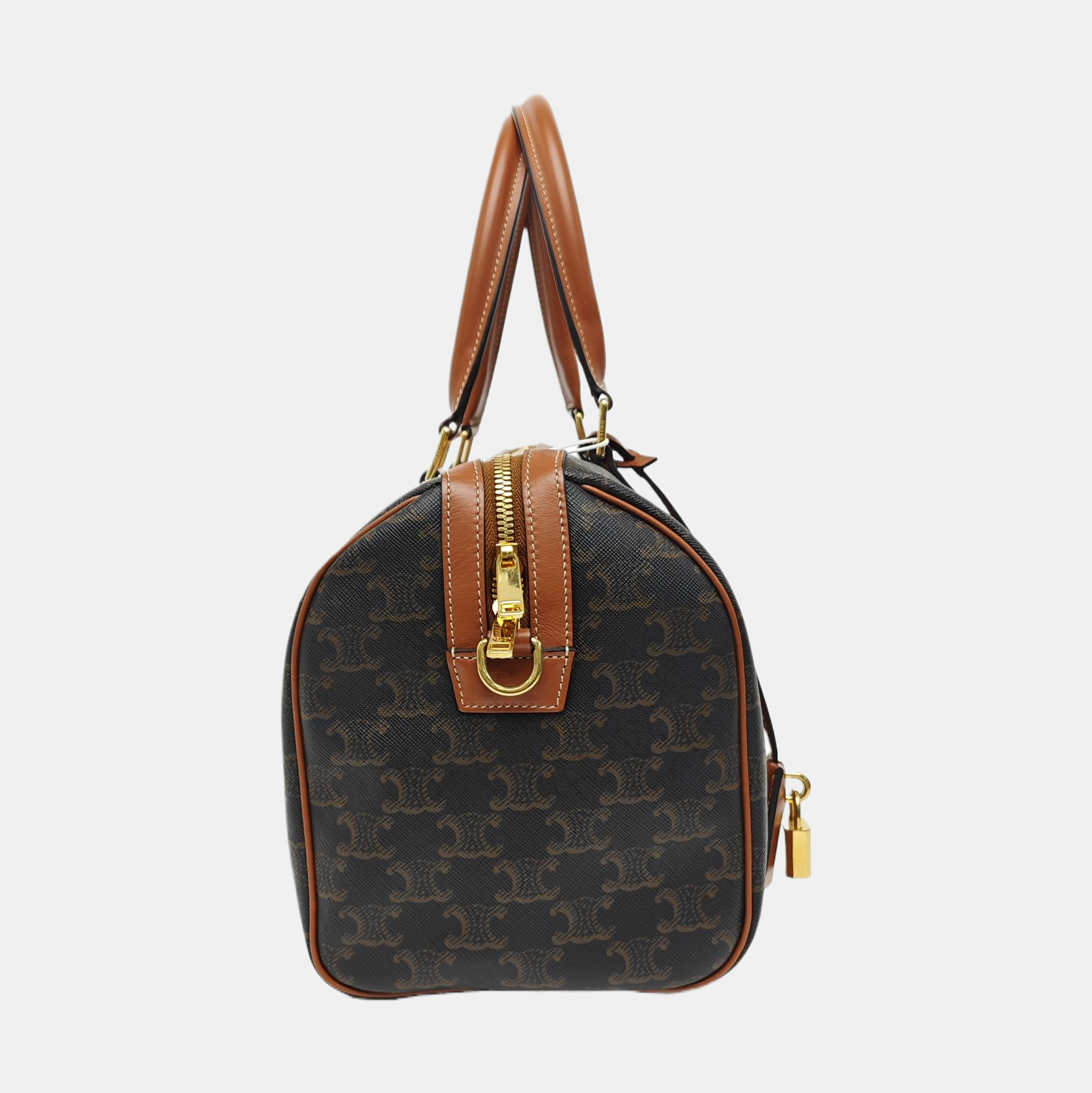 TRIOMPHE CANVAS Medium Coated Canvas Brown