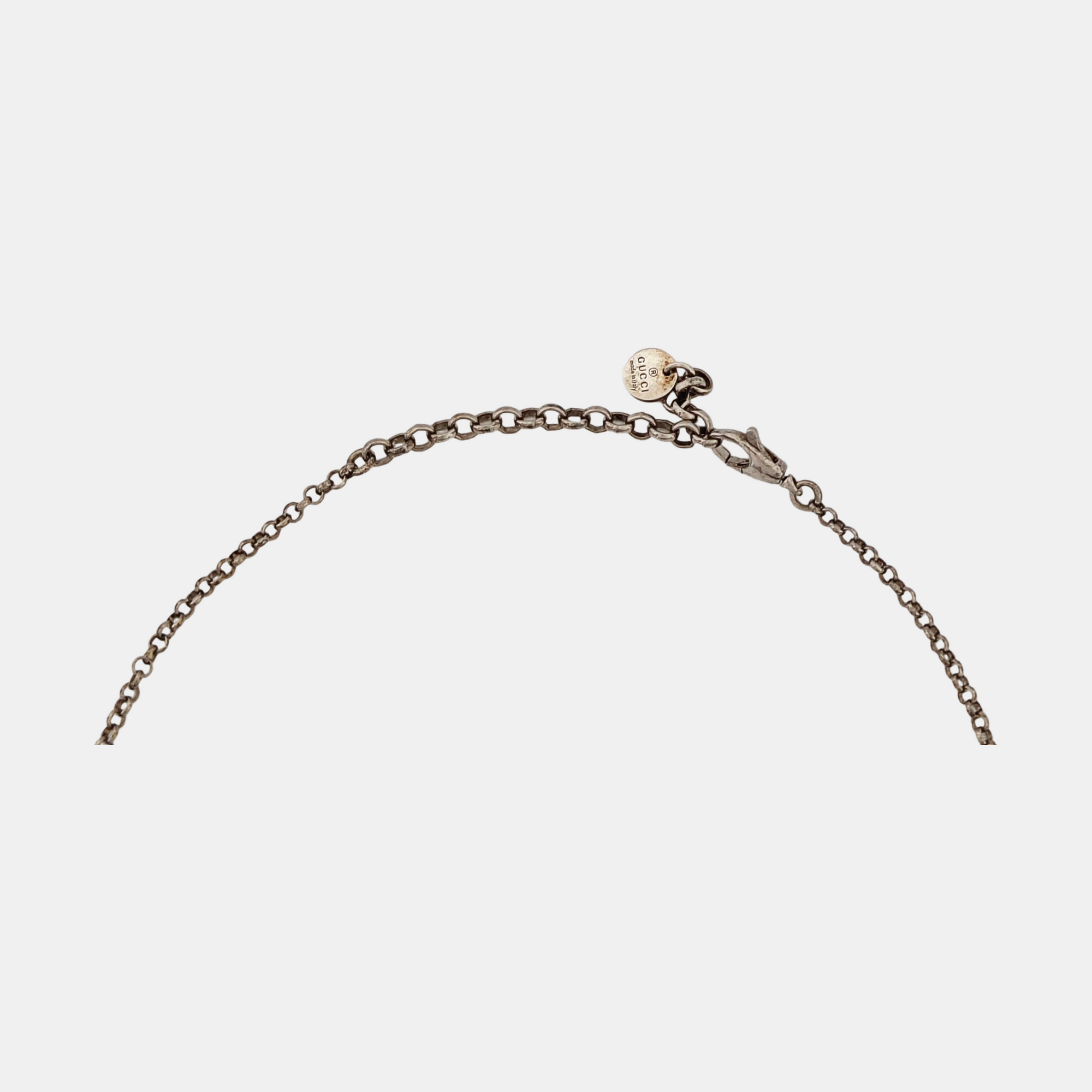Interlocking G 925 Sterling Silver Necklace