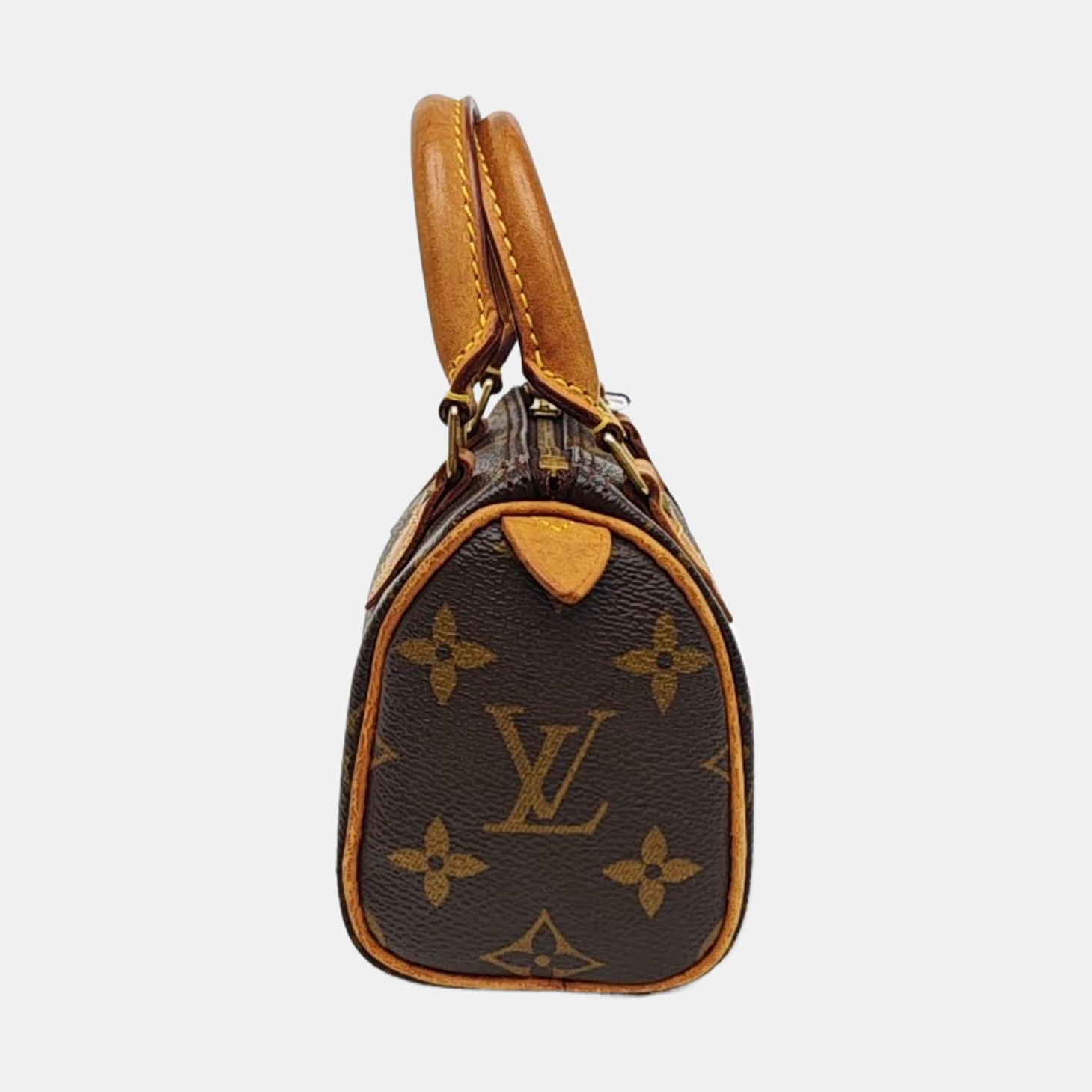 SPEEDY Monogram Coated Canvas Brown