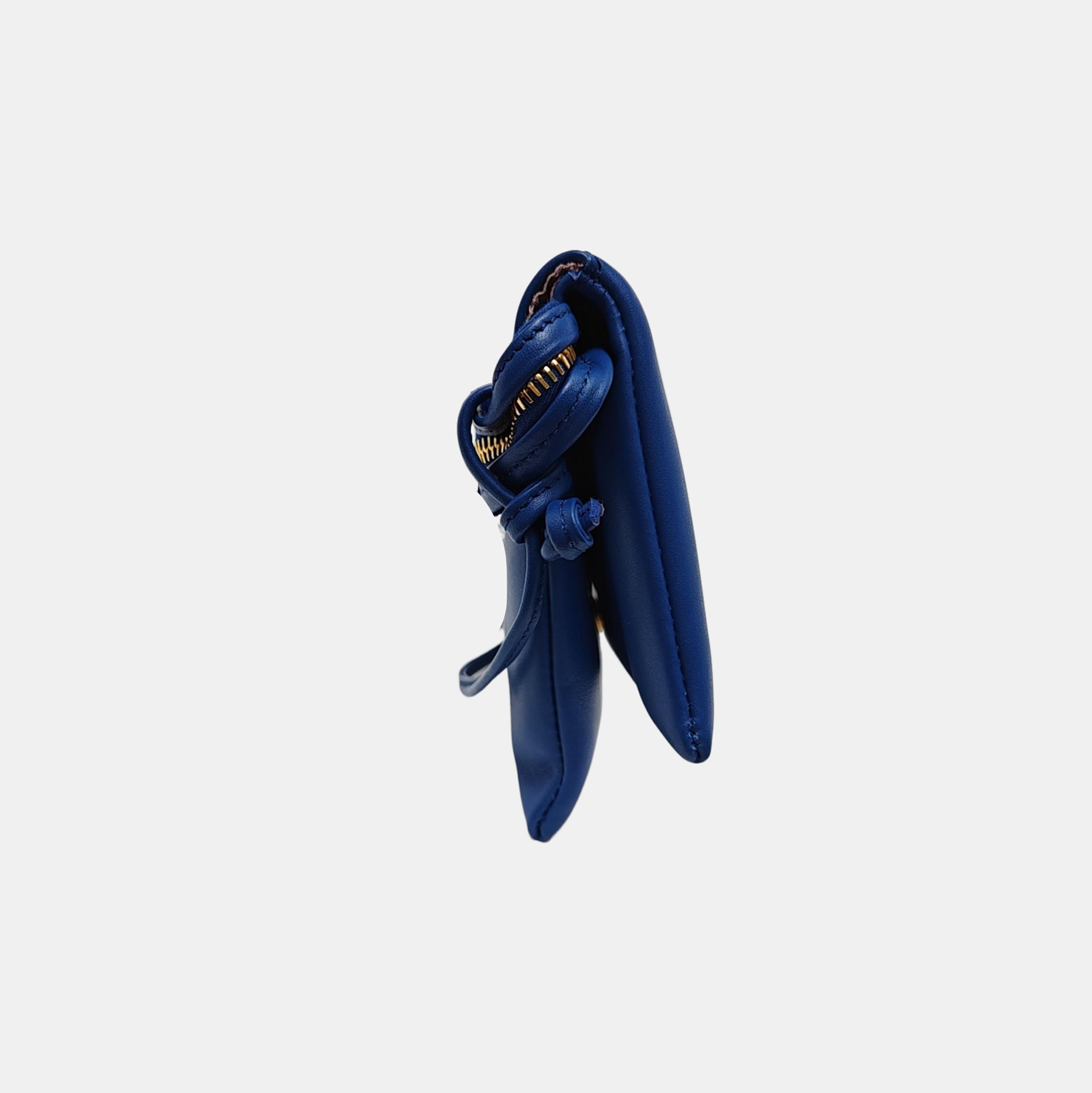 Calfskin Shoulder Bag Blue