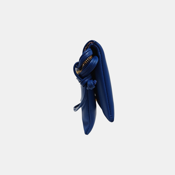 Calfskin Shoulder Bag Blue