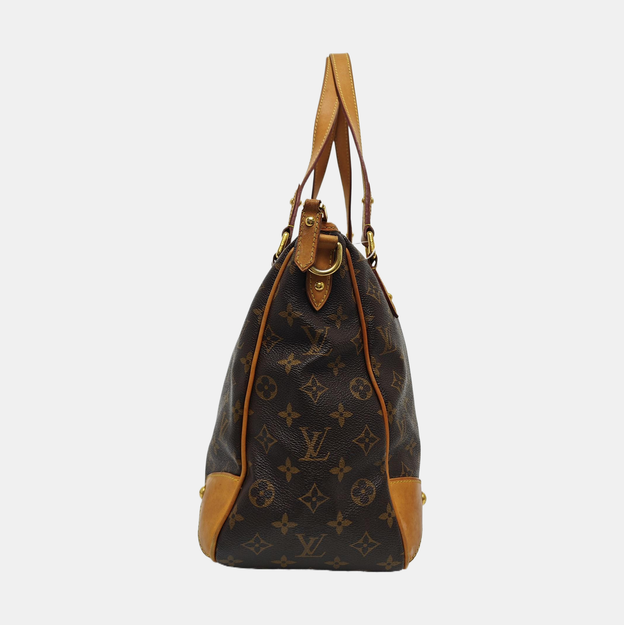 RETIRO GM Monogram Coated Canvas Brown