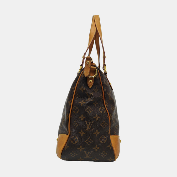 RETIRO GM Monogram Coated Canvas Brown