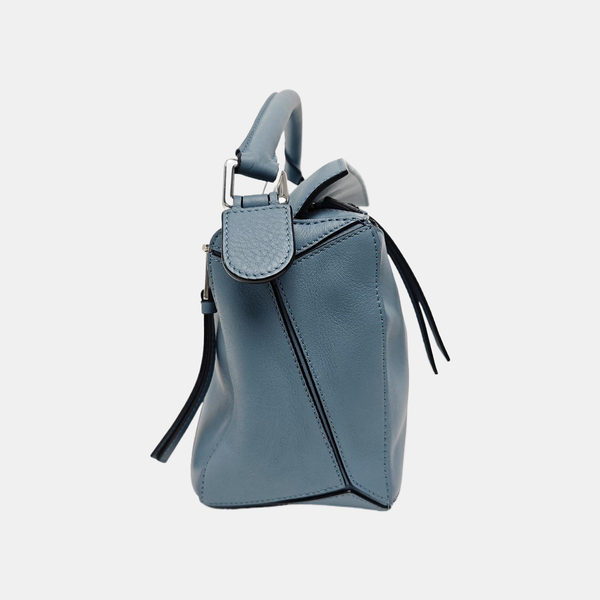 Puzzle Small Calfskin Blue