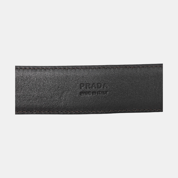 Leather Belt Gray
