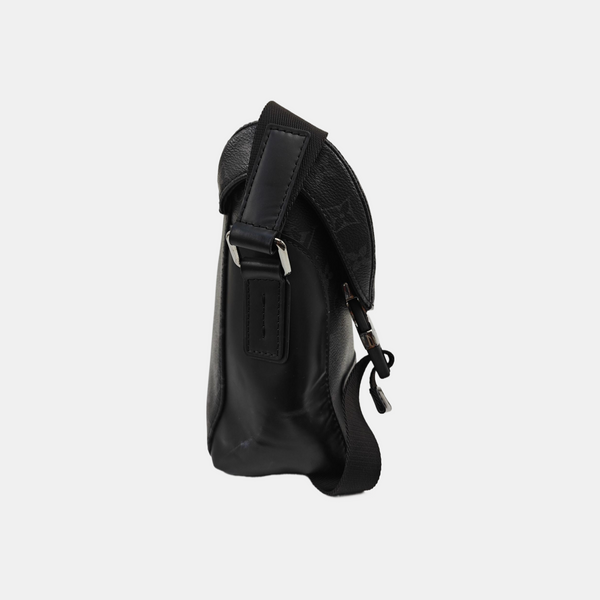 VOYAGER PM Lona Monogram Revestida Negra