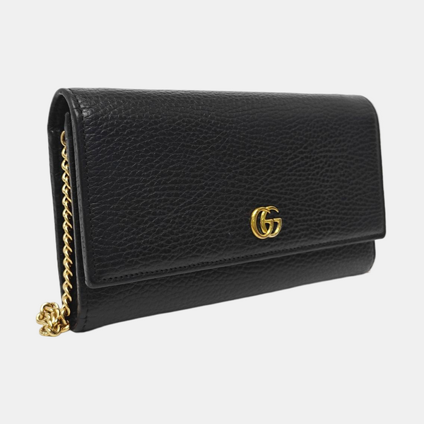 GG Marmont Super Mini Calfskin Black