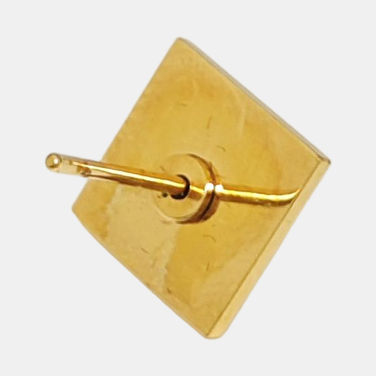 Metal Gold Stud Earrings
