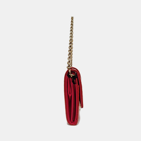 Miss Dior Cannage Patent Leather Red