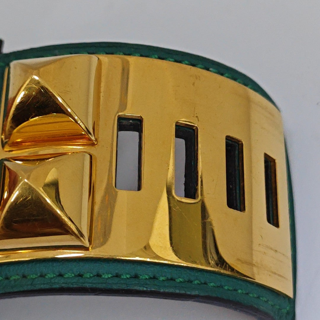 Collier De Chien Metal Green Bracelet