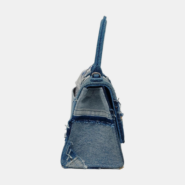 Hourglass S Quilted Denim Blue