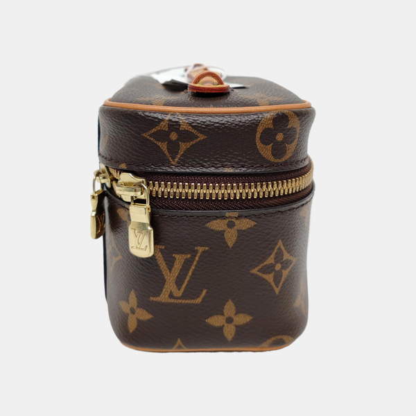 NICE Super Mini Monogram Coated Canvas Brown