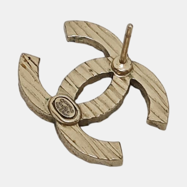 Metal Gold Stud Earrings