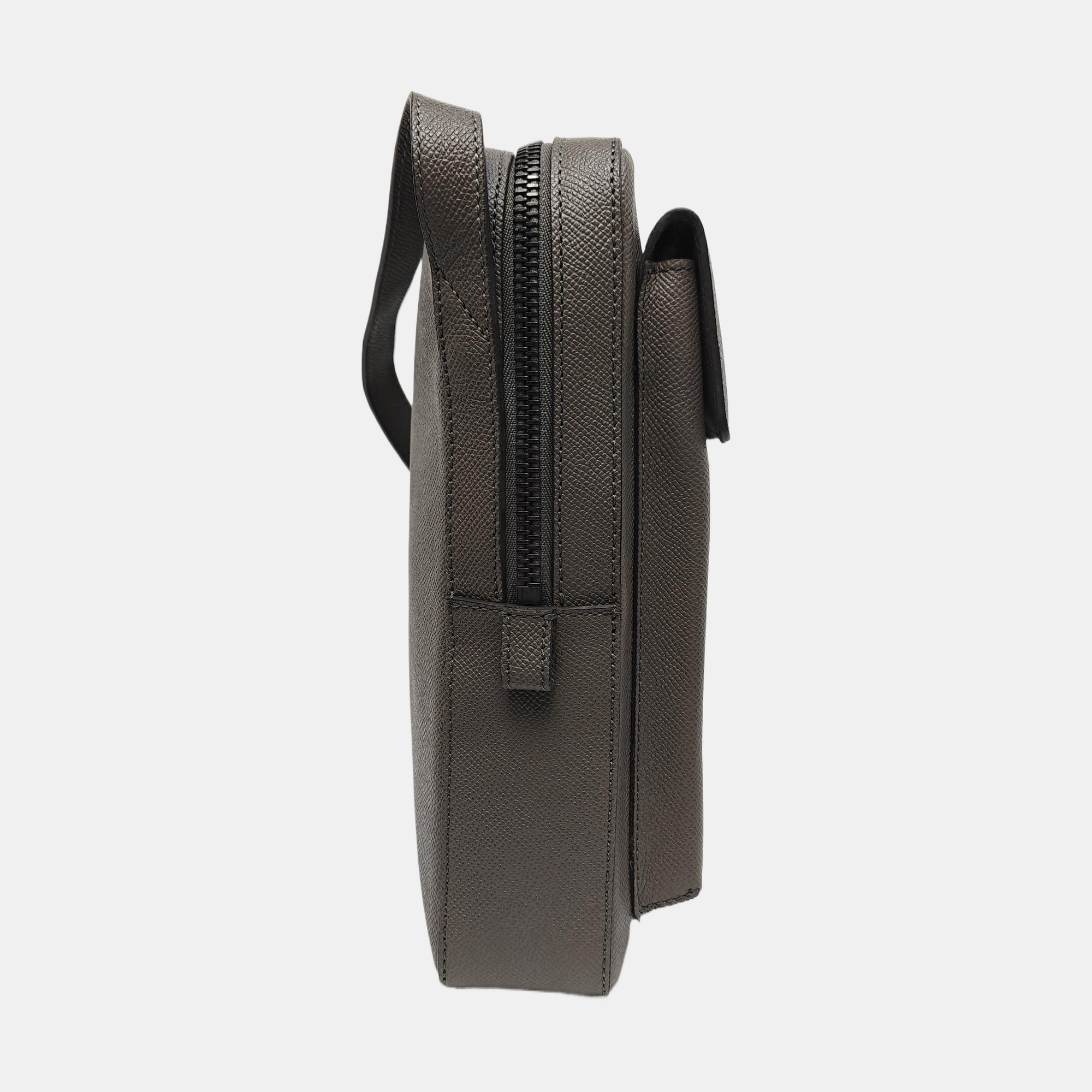 Calfskin Shoulder Bag Gray