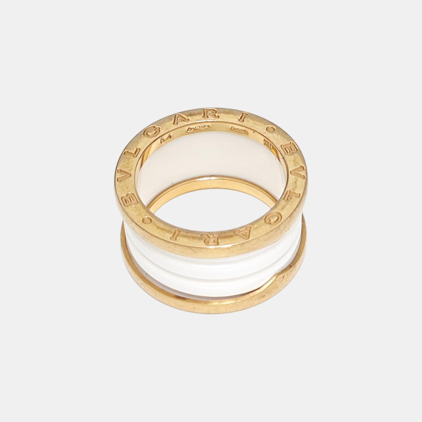 B.ZERO1 18k Rose Gold Ring EU 54
