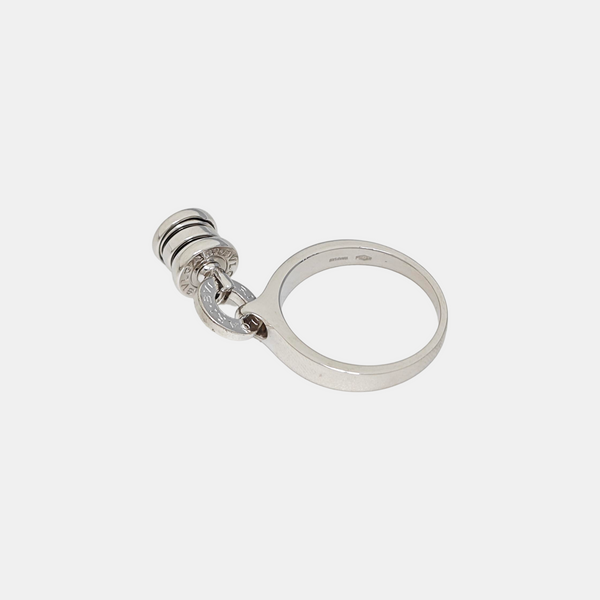 18k White Gold Silver Ring EU 55