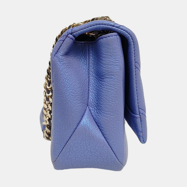 SERPENTI CABOCHON Small Quilted Lambskin Blue