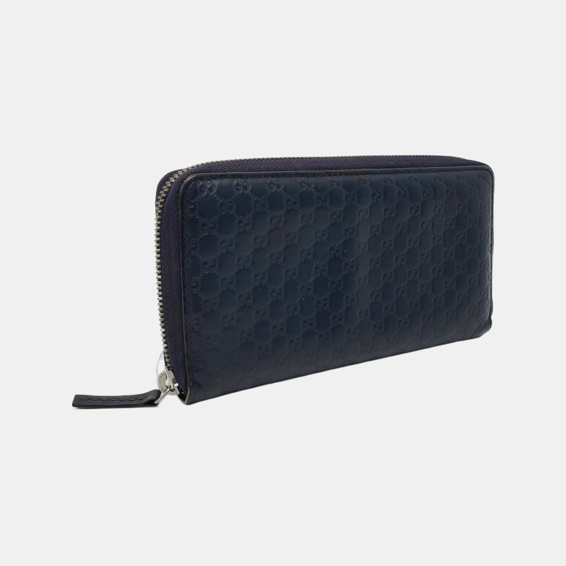 Monogram Calfskin Wallet Blue