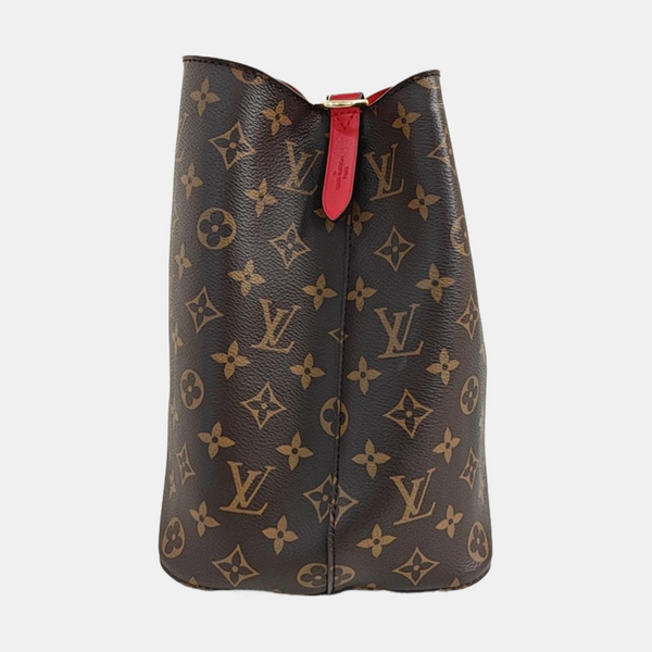 NÉONOÉ MM Monogram Coated Canvas Brown