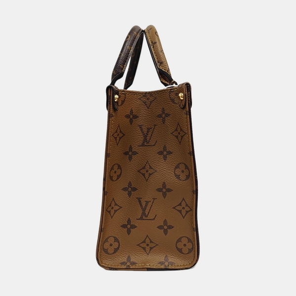 ONTHEGO PM Monogram Coated Canvas Brown