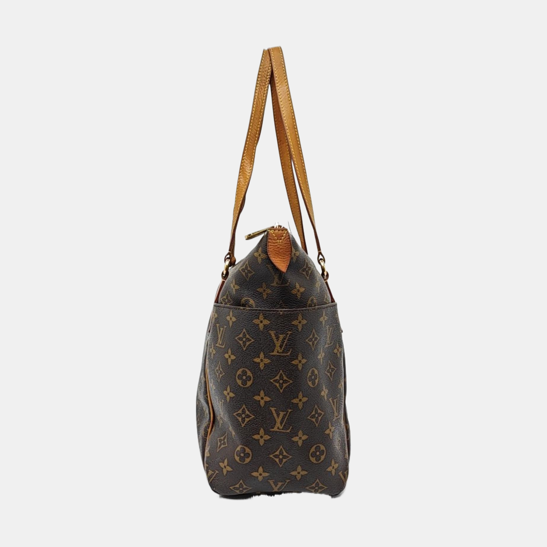 TOTALLY MM Monogram Coated Canvas Brown