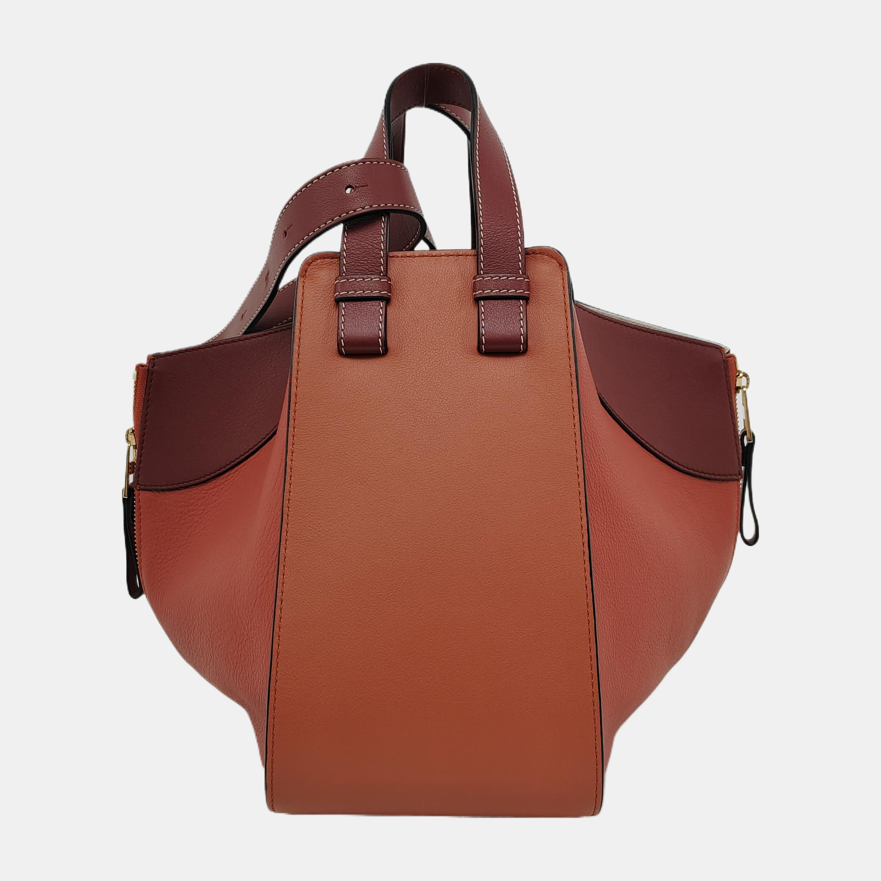 Hammock Small Calfskin Orange