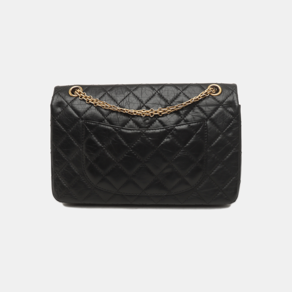 2.55 227 (jumbo) Quilted Calfskin Black