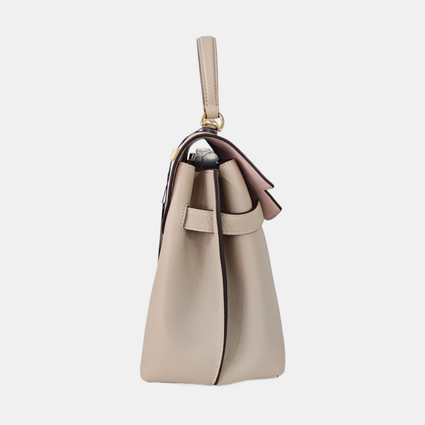 Calfskin Shoulder Bag Beige