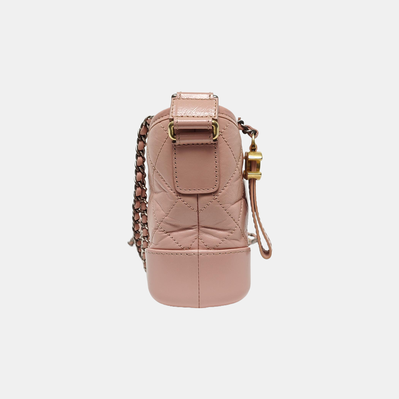 Authenticated pre-owned  GABRIELLE Small Quilted Calfskin Pink - Crossbody Bag at Looply