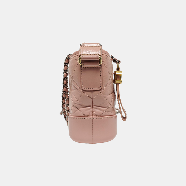 Authenticated pre-owned  GABRIELLE Small Quilted Calfskin Pink - Crossbody Bag at Looply